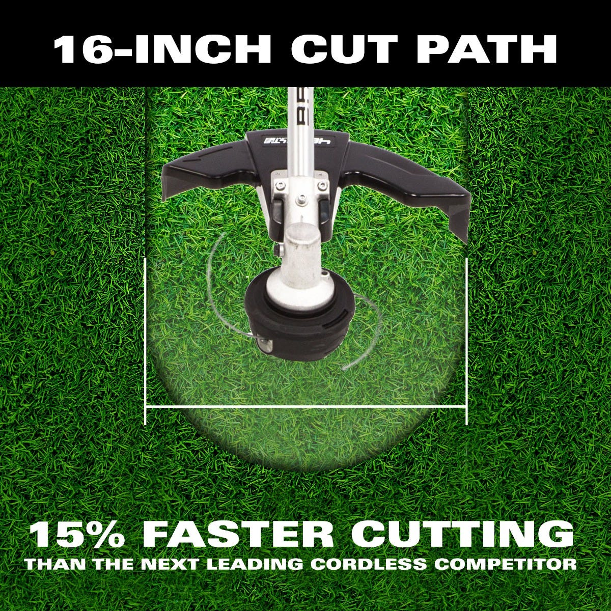 48V/24V Dual-Volt 16" String Trimmer with Battery and Charger | 48T16