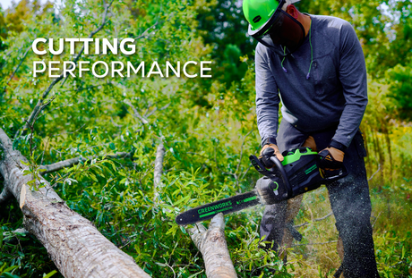 82V 16" 2.4kW Chainsaw with 4Ah Battery and Dual Port Charger | 82CS24-4DP