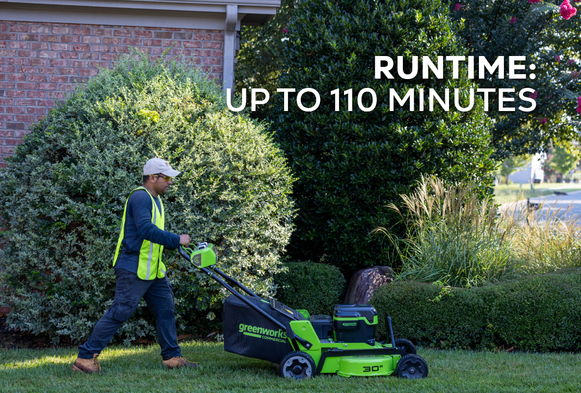 Optimus 82V 30” Self-Propelled Lawn Mower with (3) 8Ah Batteries and Dual Port Charger | 82LM30S-83DP