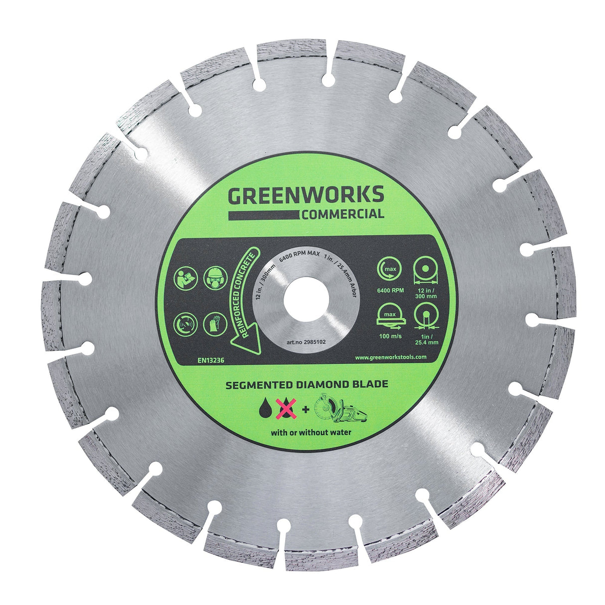 82V Power Cutter Dry-Wet 2n1 Blade | 82PC12DB