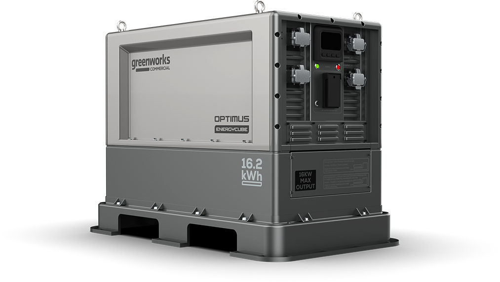 Optimus 16.2 kWh EnergyCube w/ (2) Caddies | CUBE16