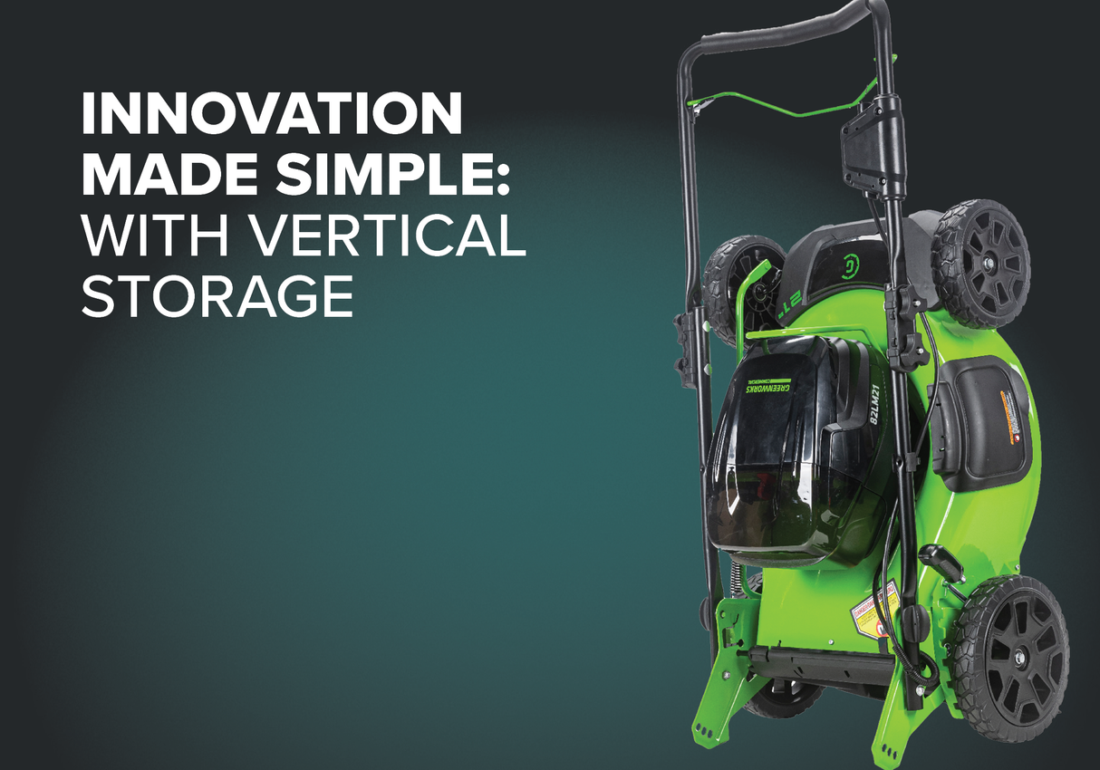 Tondeuse poussée sans balais 82 V 21 po avec batterie 5 Ah et chargeur à double port | 82LM21-5DP