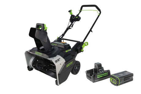 82V 22" Snow Thrower with 5Ah Battery and Dual Port Charger | 82SN22-5DP
