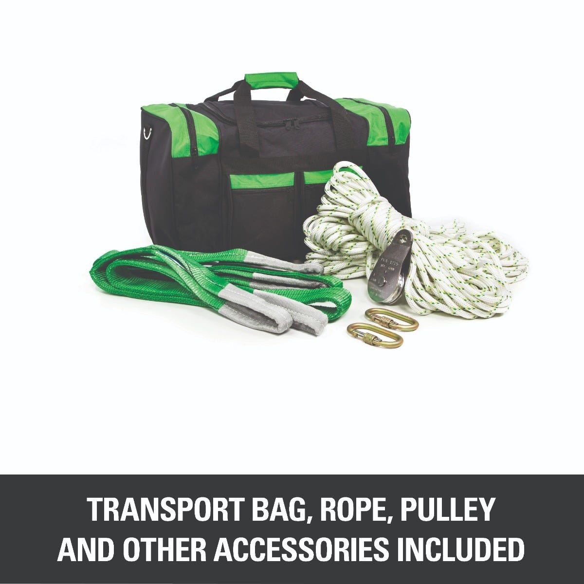 Kit de treuil portatif alimenté par batterie 82 V Outil uniquement + accessoires | 82W1MK