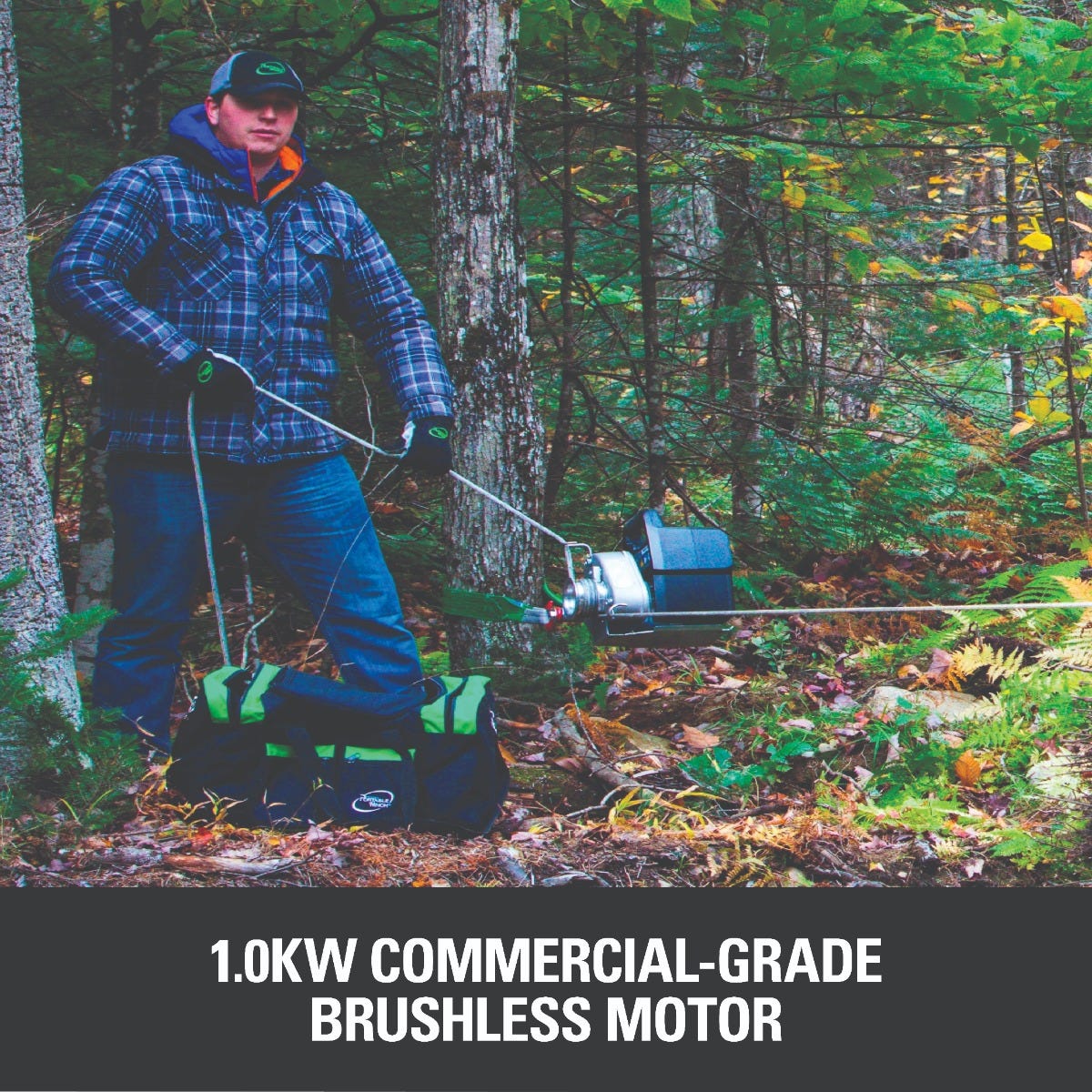 82V Battery Powered Portable Winch Kit Tool Only + Accessories | 82W1MK