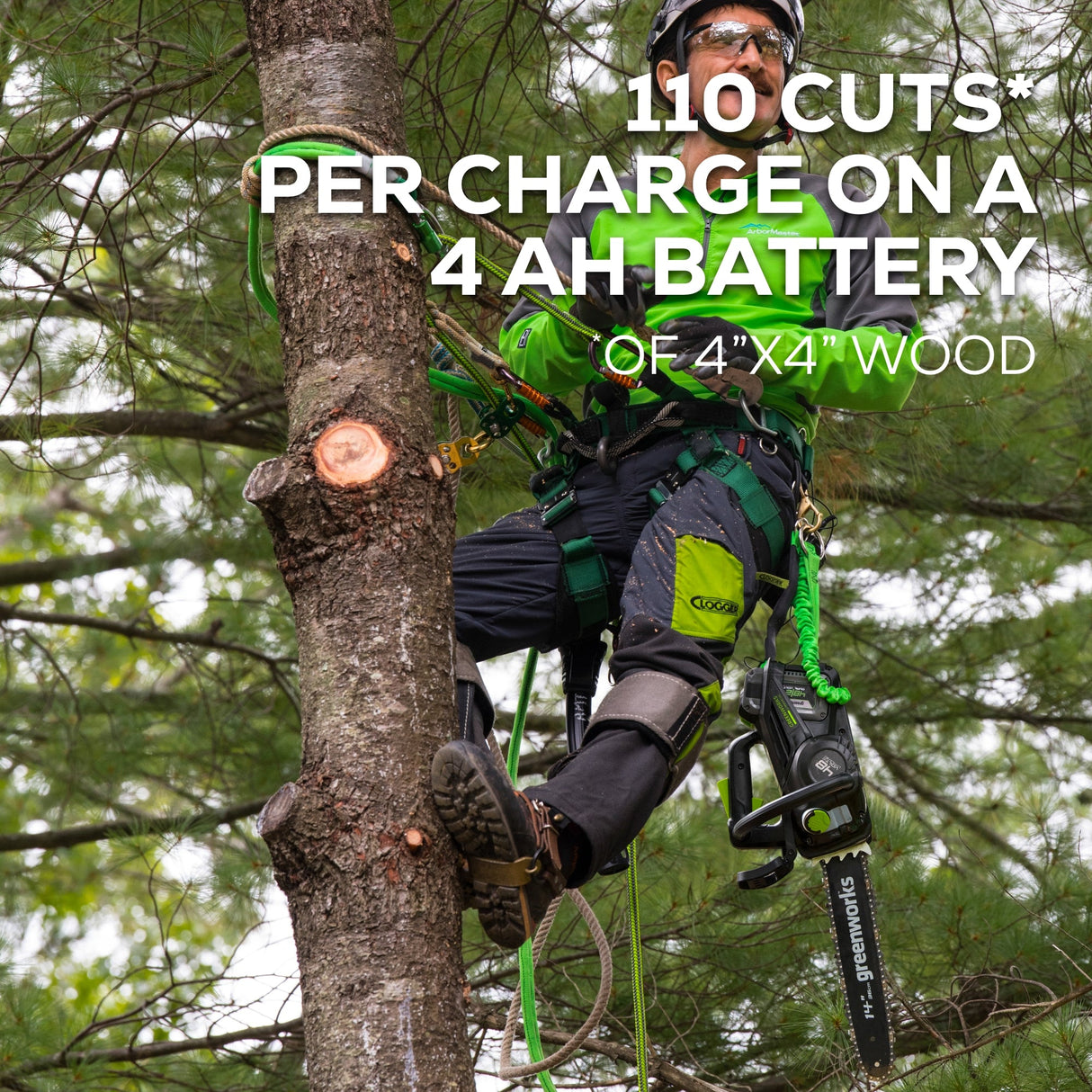 48V 12" Top-Handle Chainsaw with Battery and Charger | 48TH12