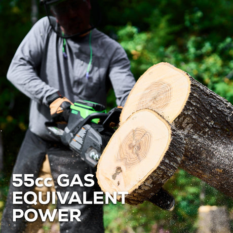 82V 18" 2.7kW Chainsaw with 4Ah Battery and Dual Port Charger | 82CS271