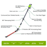 82V TELESCOPING POLE HEDGE TRIMMER (TOOL ONLY) | 82PH62T