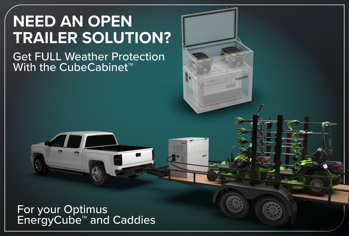 Optimus 16.2 kWh EnergyCube w/ (2) Caddies | CUBE16
