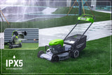 Optimus 82V 22” Self-propelled Mower With (2) 8 Ah Batteries And Dual Port Charger | LM221S-82DP
