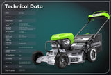 Optimus 82V 22” Self-propelled Mower With (2) 8 Ah Batteries And Dual Port Charger | LM221S-82DP