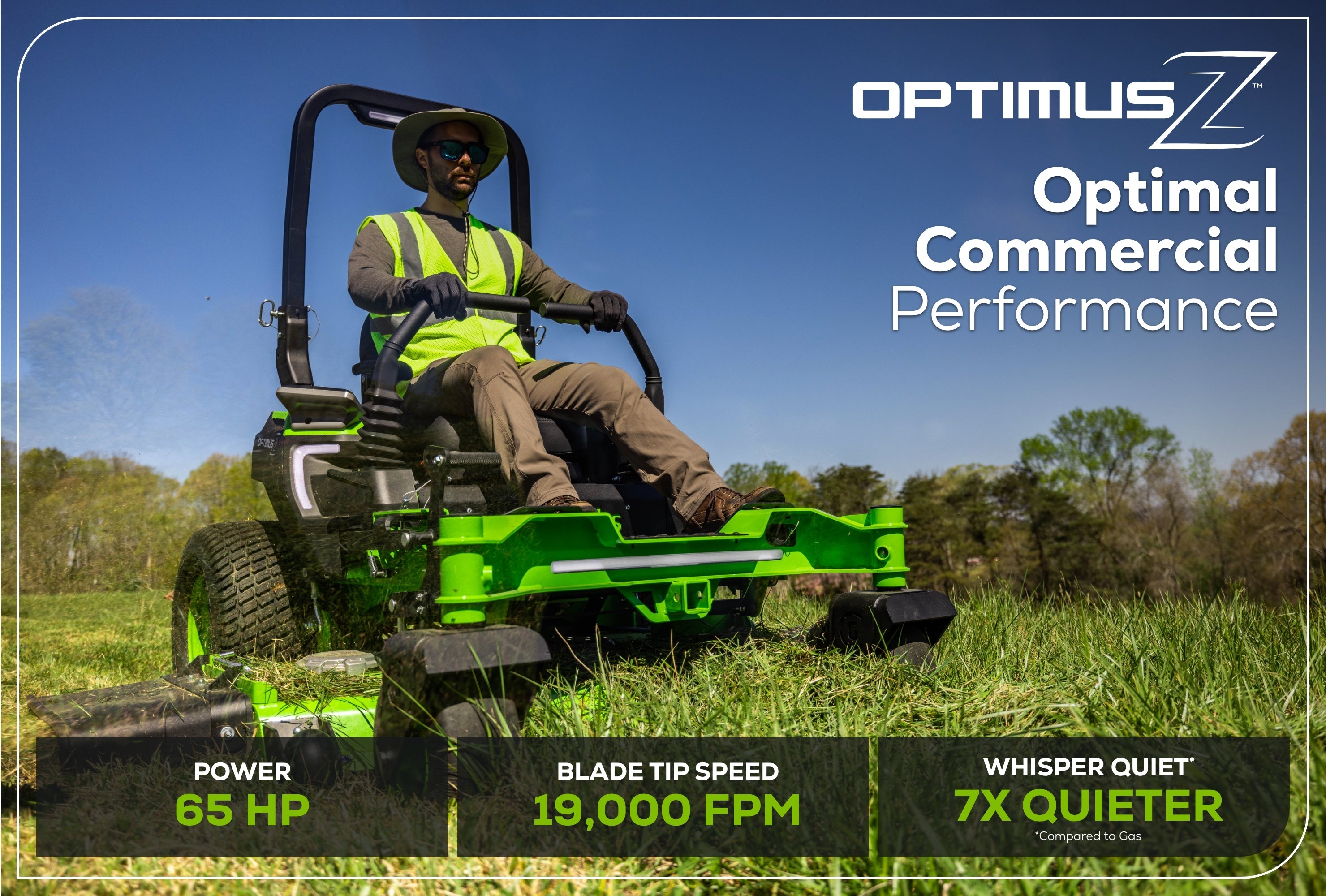 24kWh 60 Inch Commercial Ride-On Mower | Greenworks Commercial