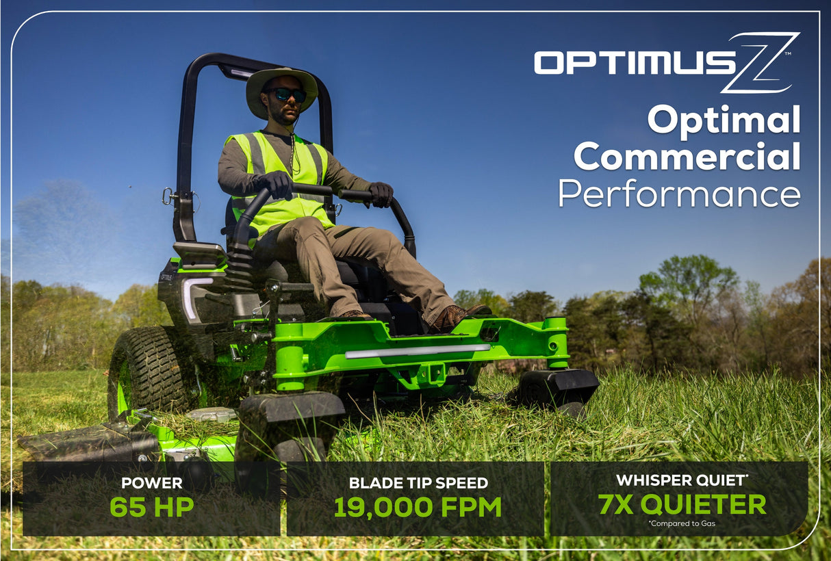 Tondeuse autoportée à rayon de braquage nul OptimusZ 48" 24 kWh | CZ48R24X
