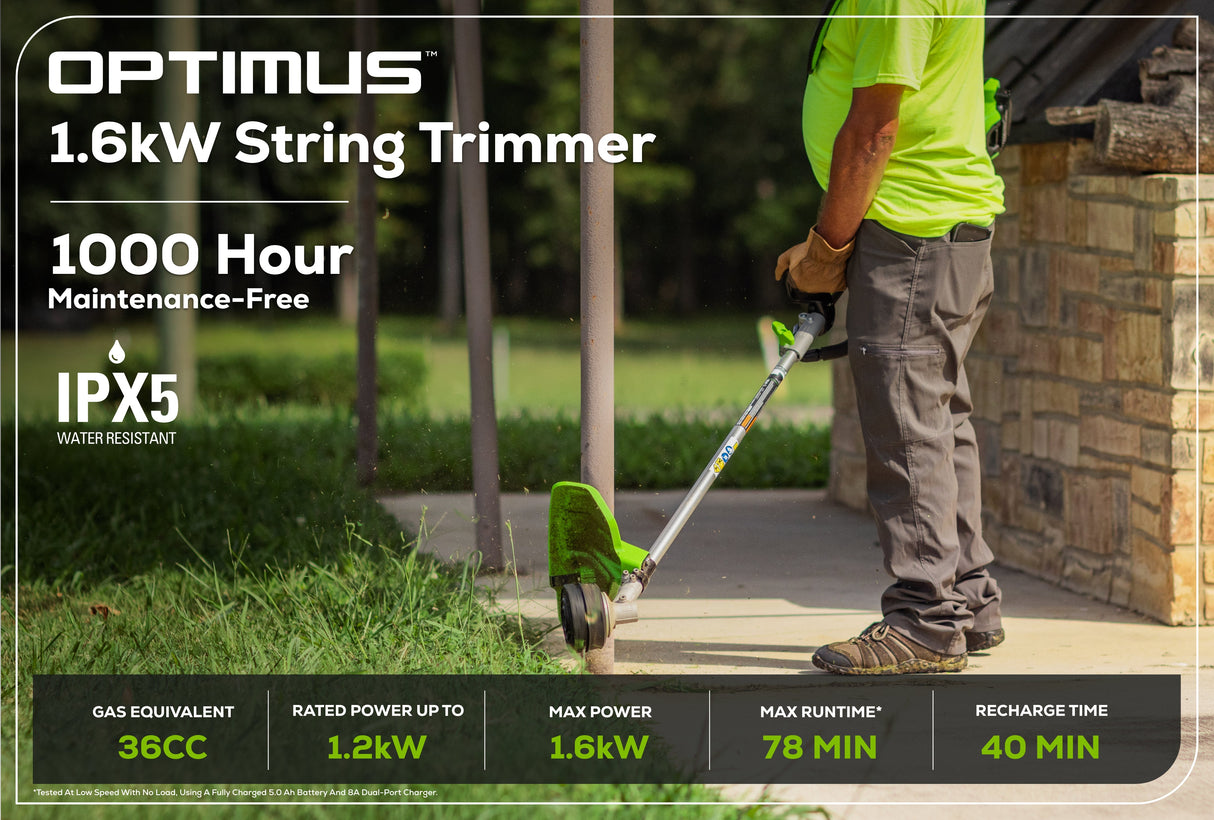 Optimus 82V 1.6 kW Attachment-Capable Powerhead | OAS161