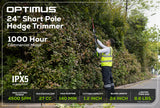 Optimus 82V Short Pole Fixed Hedge Trimmer | PH302F