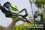 Optimus 82V 24" Hedge Trimmer with Core300 Battery and Dual-Port Charger | HT241-C3DP