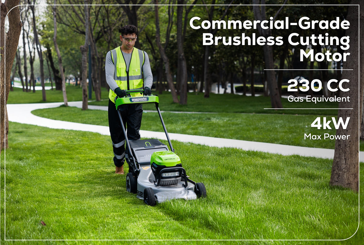 Optimus 82V 22” Self-propelled Mower With (2) 8 Ah Batteries And Dual Port Charger | LM221S-82DP