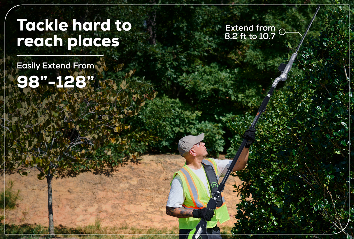 Optimus 82V Telescoping Hedge Trimmer with CORE300 Battery and Dual-Port Charger | PH662TC