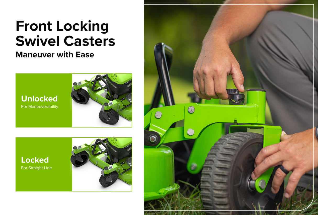 Optimus 82V 30" All-Terrain Mower with (3) CORE530 Batteries and DP Charger| ATM30C-C5DP