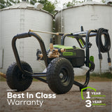 Nettoyeur haute pression sans balais de 2 500 psi avec pompe de qualité industrielle | GPW2500C