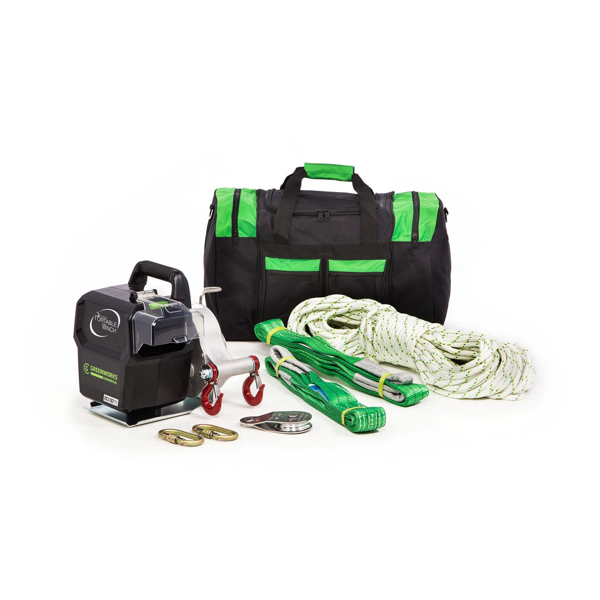 Kit de treuil portatif alimenté par batterie 82 V Outil uniquement + accessoires | 82W1MK