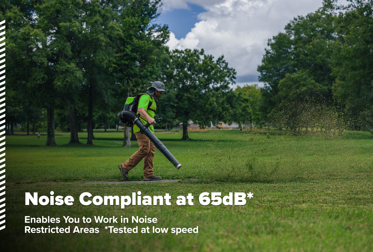 Optimus 82v 36N BP Blower with (2) 8Ah Batteries and Dual Port Charger | BB361-82DP