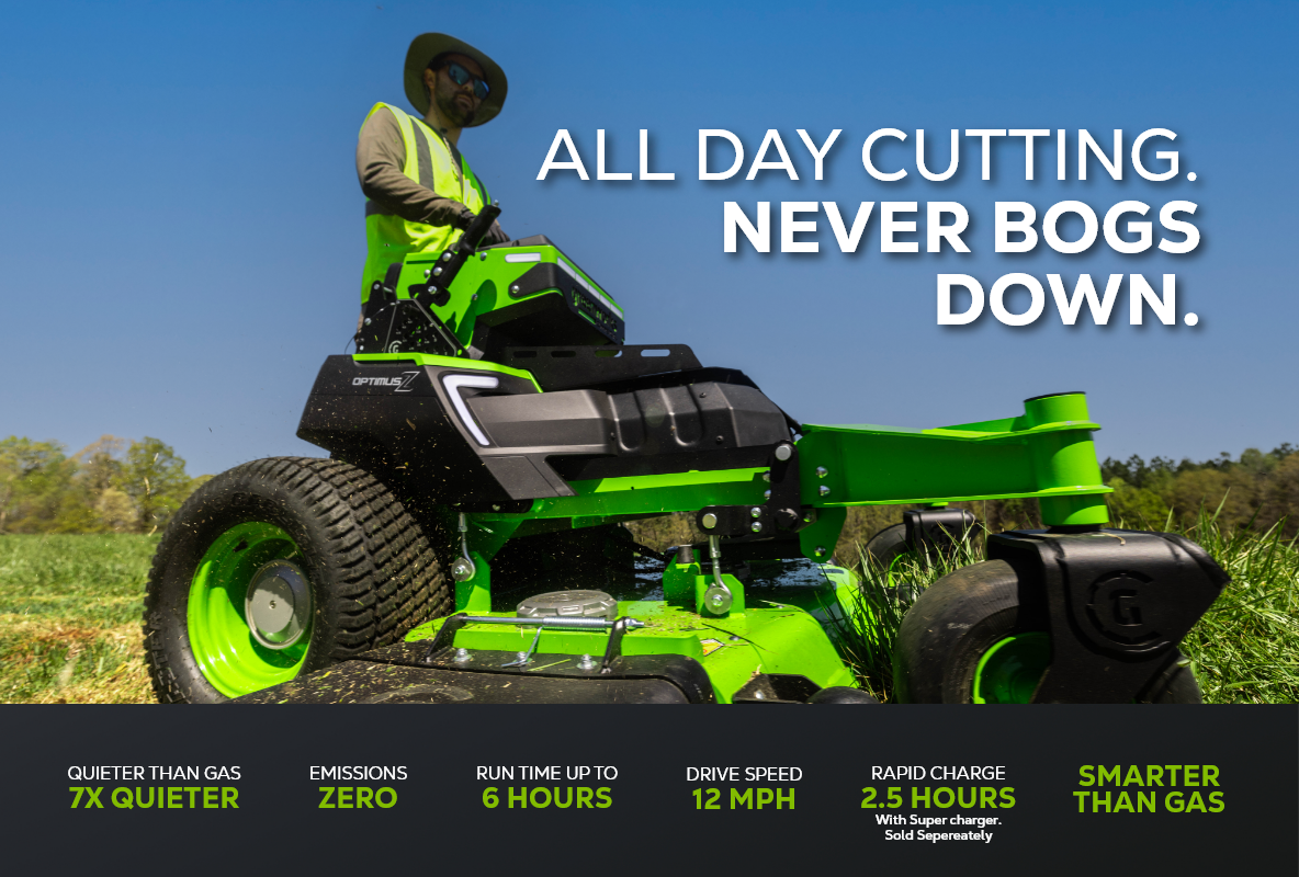 OptimusZ 48" 18kWh Stand-On Zero Turn Mower | CZ48S18X