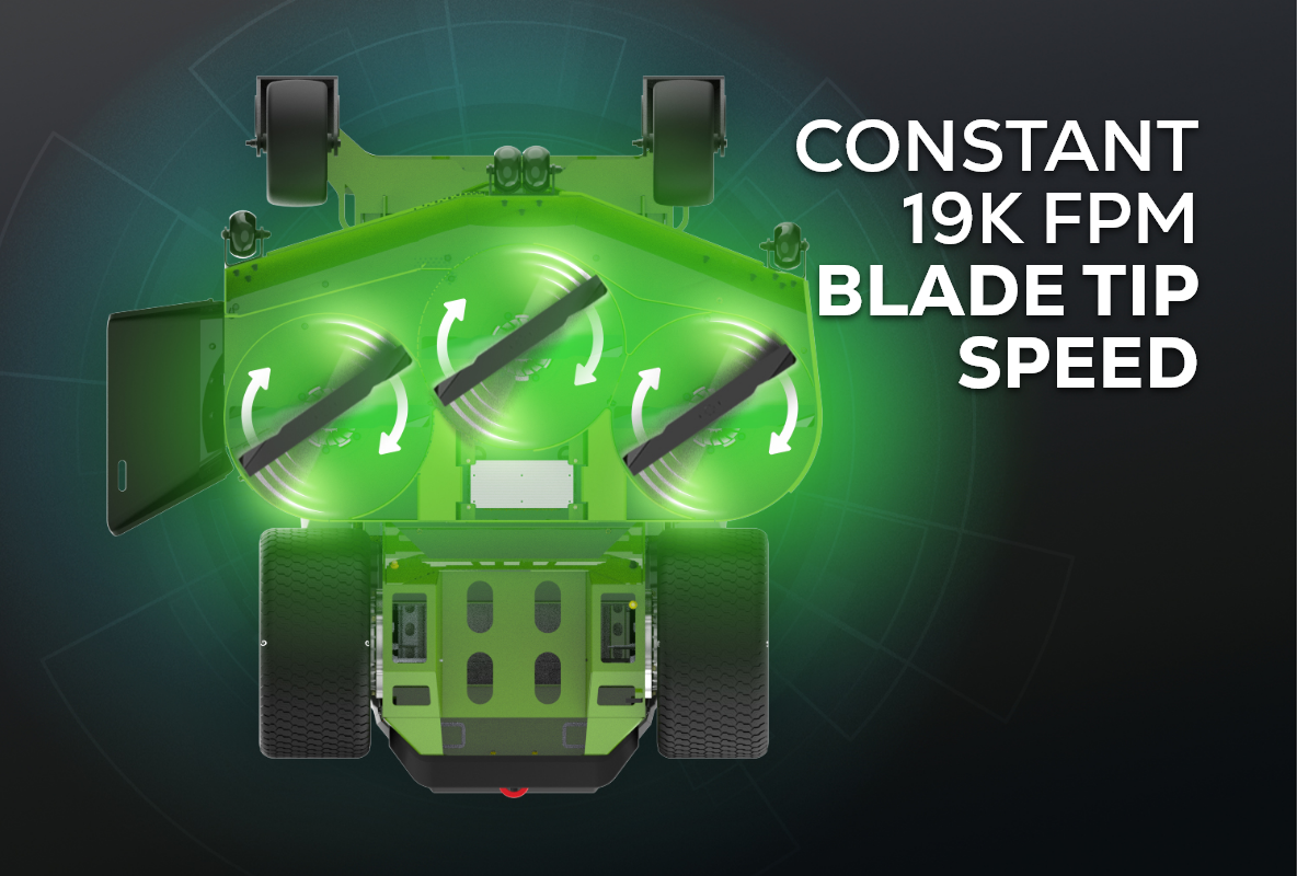 Tondeuse autoportée à rayon de braquage nul OptimusZ 48" 18 kWh | CZ48R18X