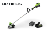 Optimus 82V Straight Shaft Edger with CORE400 Batteries and Dual Port Charger | ES161-C4DP