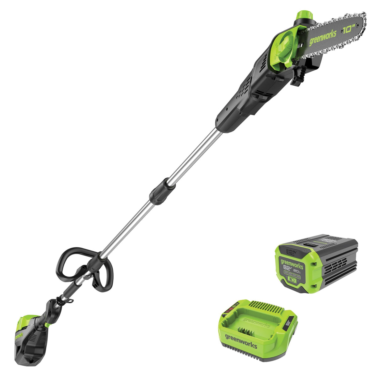 82V Polesaw with 2Ah Battery and Single Port Charger | PS82210
