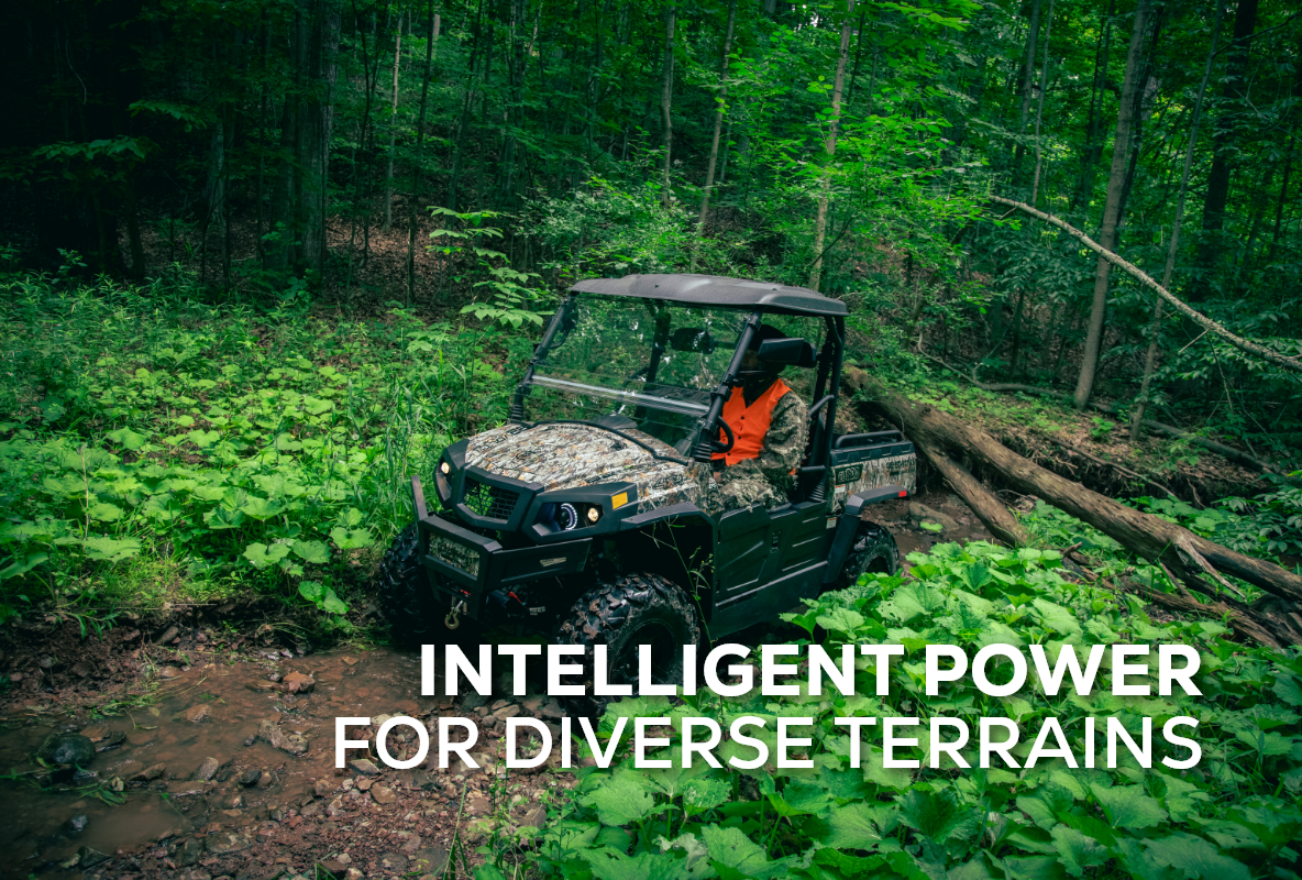 82V Utility Vehicle U500 Black | U500SB