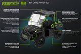 82V Utility Vehicle 500 Camo | U500SC