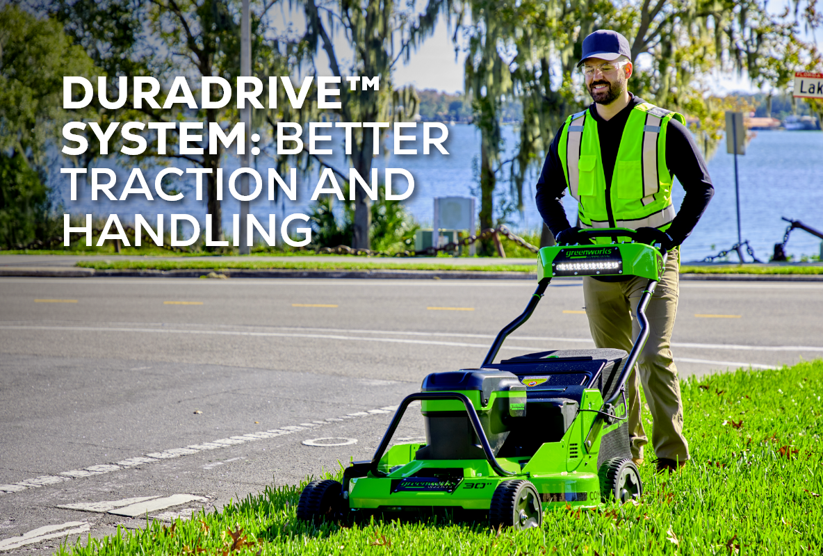 Optimus 82V 30” Self-Propelled Lawn Mower with (3) 8Ah Batteries and Dual Port Charger | 82LM30S-83DP