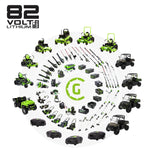 Kit taille-haie sur perche 82 V