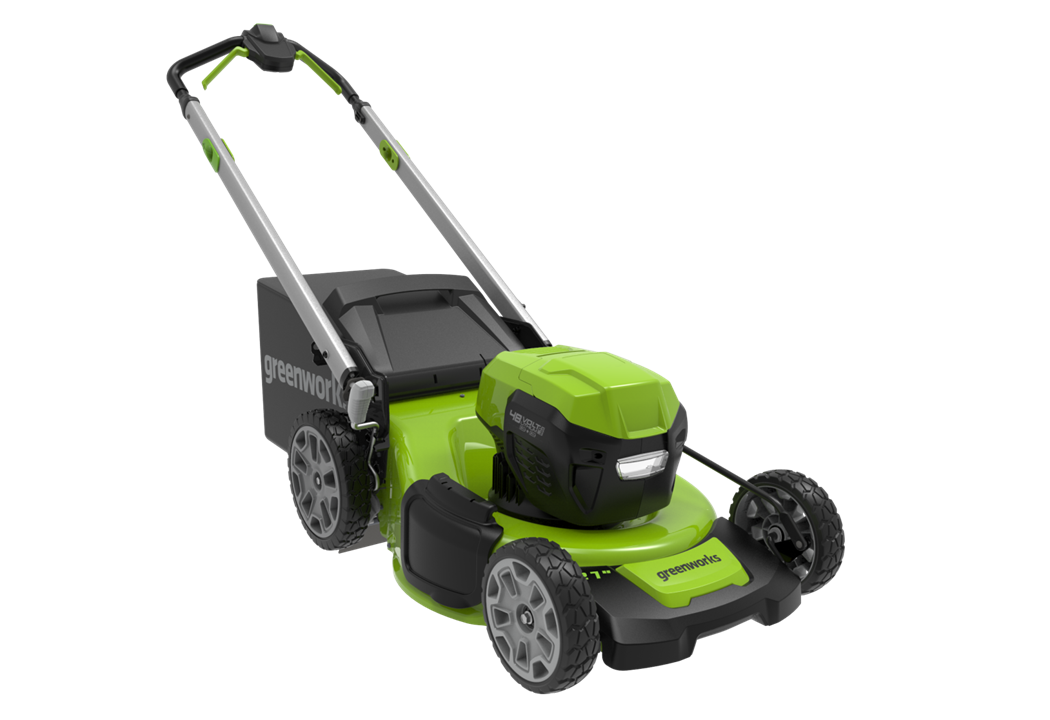 48V/24V 21" Dual-Volt Lawn Mower with two batteries and charger | 48PM2X24